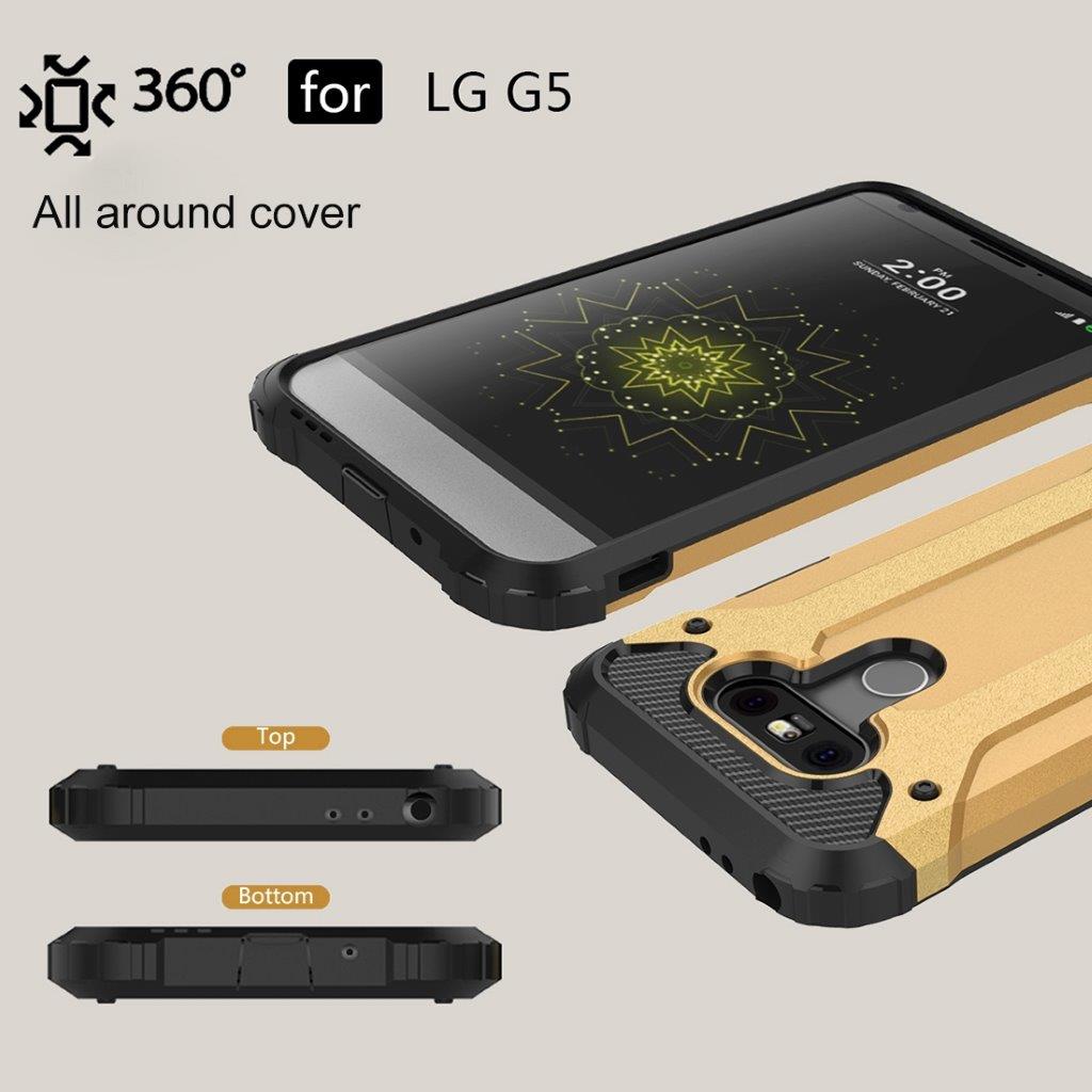 Mobilskal Armor till LG G5 Guld