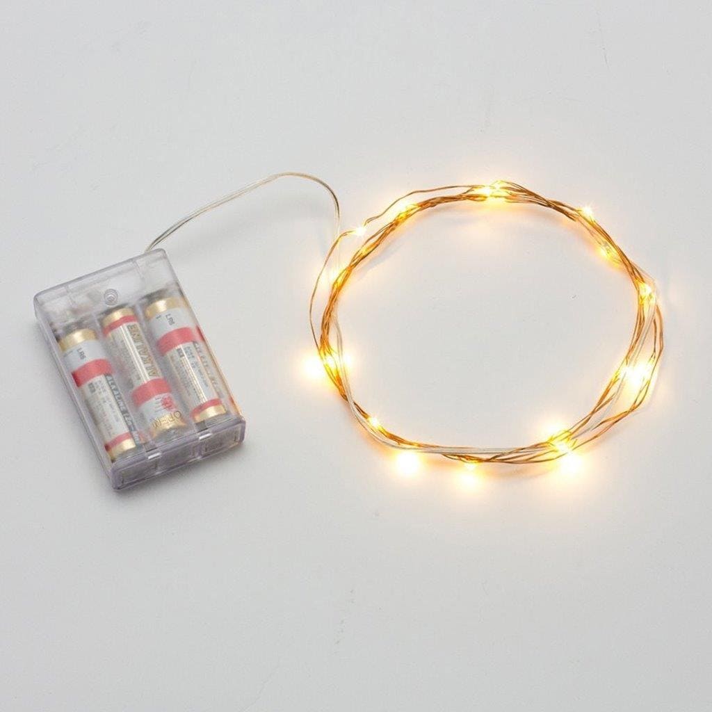 LED Ljusslinga 3m Batteridriven - Vitt ljus