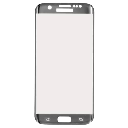 Böjt Skärmskydd i glas Samsung Galaxy S7 Edge - Silver