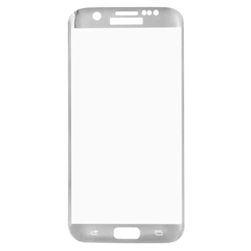 Böjt Glasskydd Samsung Galaxy S7 Edge - Silver