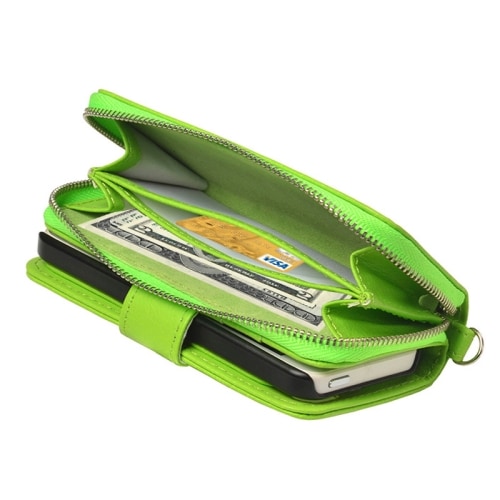 Plånbok iPhone 5 & 5s & SE - Grön
