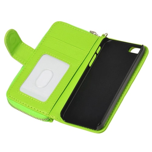 Plånbok iPhone 5 & 5s & SE - Grön