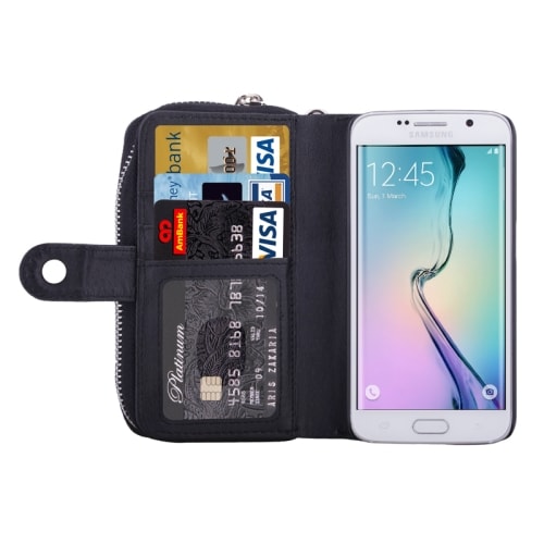 Plånbok Samsung Galaxy S6 Edge 2i1 magnetfunktion