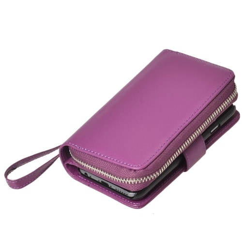 Plånbok med rem och Magnetskal iPhone 6 Plus & 6S Plus - Lila