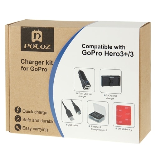 20i1 Billaddningsset GoPro HERO 3 / 3+