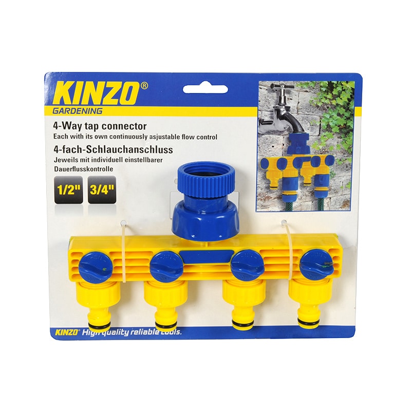 Kinzo 4-vägskoppling Slang