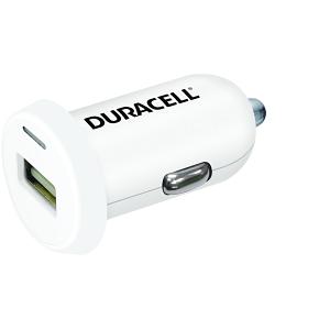 Duracell Billaddare USB 2,4A Vit