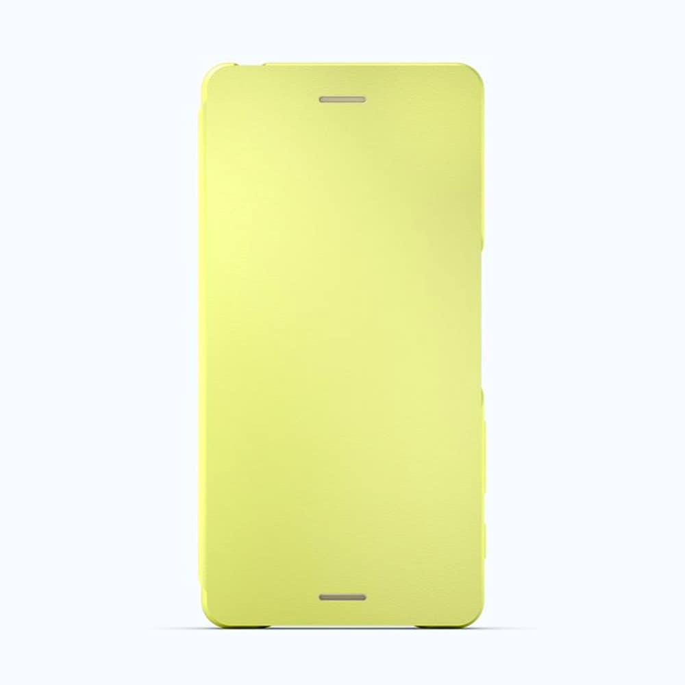 Sony Cover Flip SCR52 till Xperia X - Limeguld