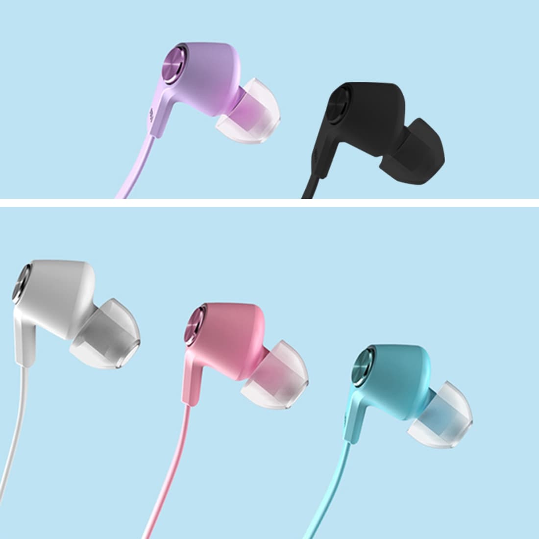 Original Xiaomi Piston In-Ear Stereo Bass hörlur med Fjärrkontroll - Rosa