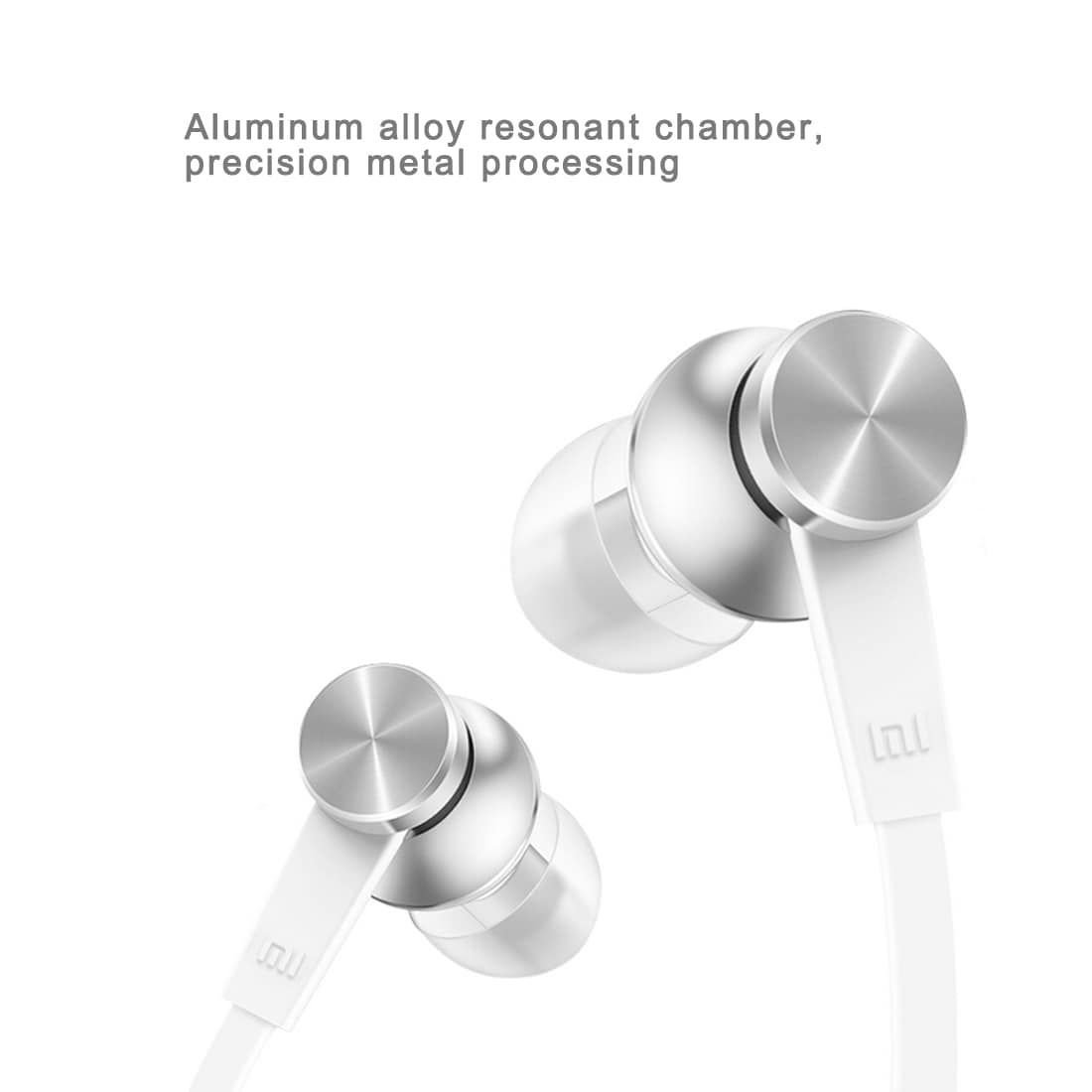 Original Xiaomi Piston In-Ear Stereo Bass hörlur med Fjärrkontroll - Silver