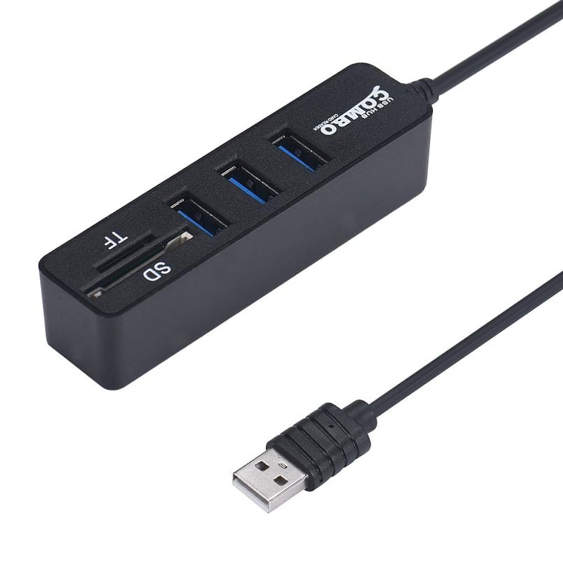 USB Kortläsare / Hubb - 2i1