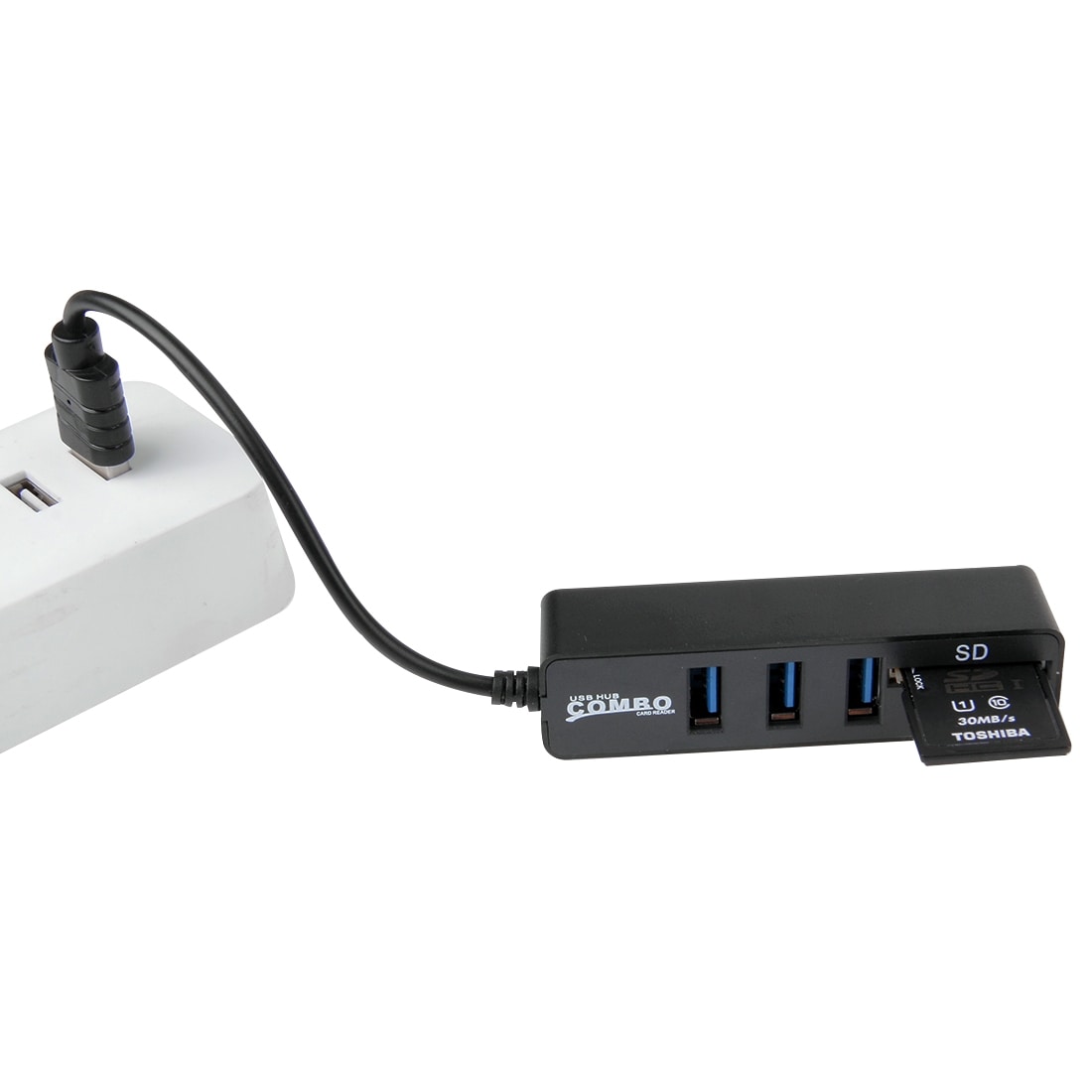 USB Kortläsare / Hubb - 2i1