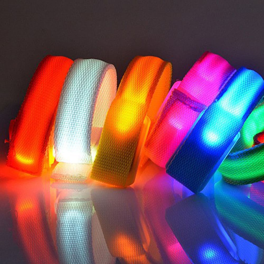 LED Armband - Vitt sken