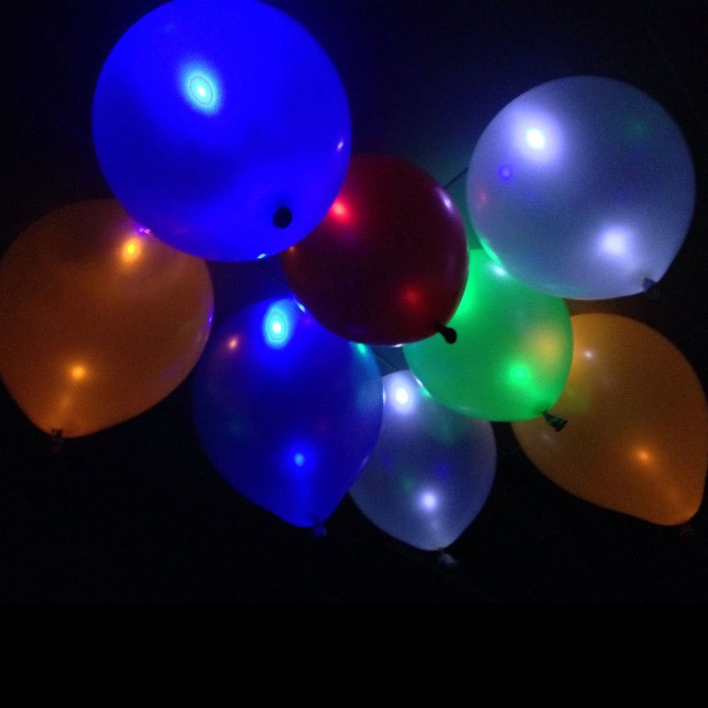 Lysande ballonger - 5Pack