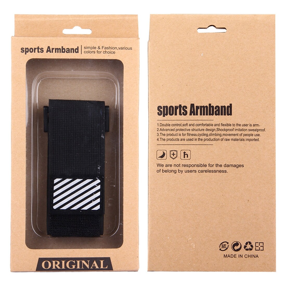 Sportarmband avtagbart fodral iPhone 5 & 5S & SE