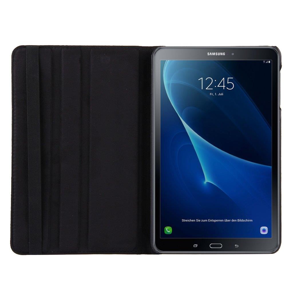 Fodral med stativfunktion till Samsung Galaxy Tab A 10.1 (T580) – Svart
