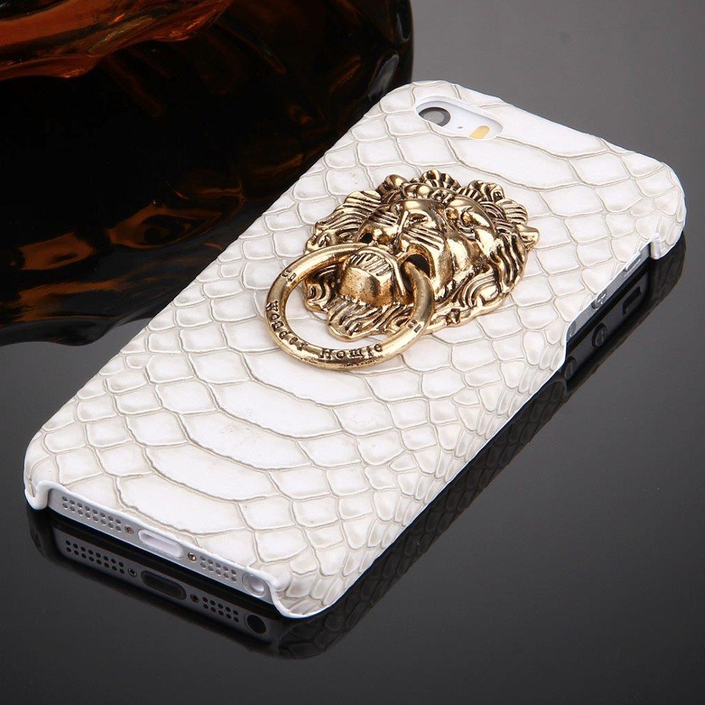 Reptilskal iPhone SE & 5s & 5 med Lejonhållare