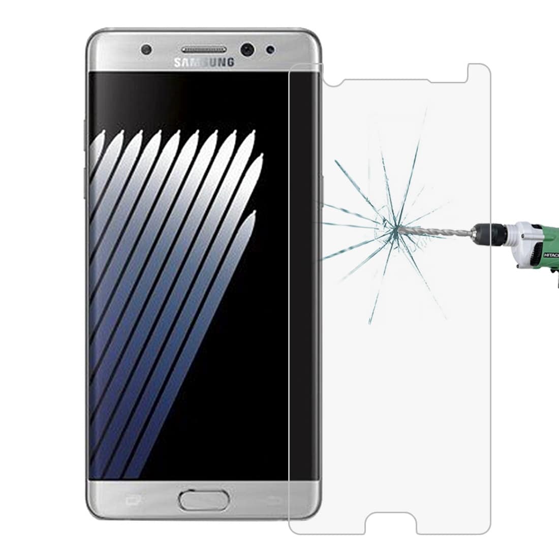 Skärmskydd / Displayskydd Glas Samsung Galaxy Note 7 - 2Pack tempererat 0.26mm 9H