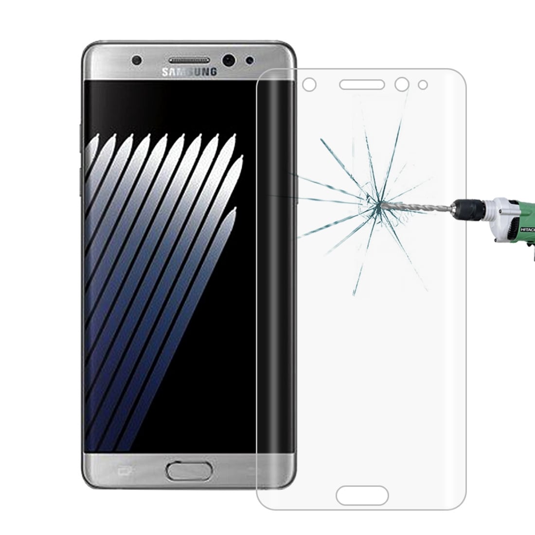 Böjt Skärmskydd glas Samsung Galaxy Note 7