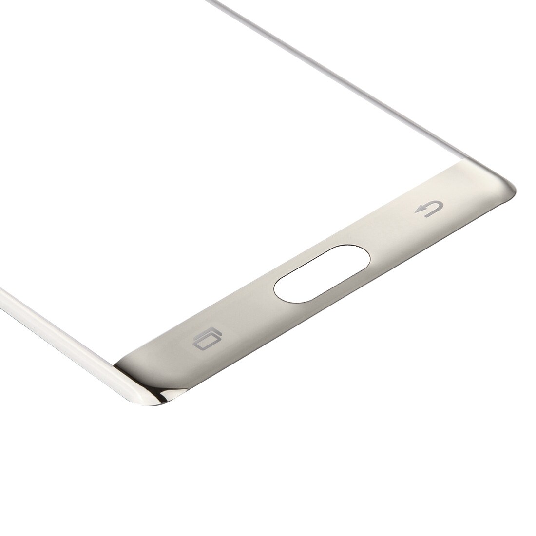 Böjt Skärmskydd i glas Samsung Galaxy Note 7 - Silver färg