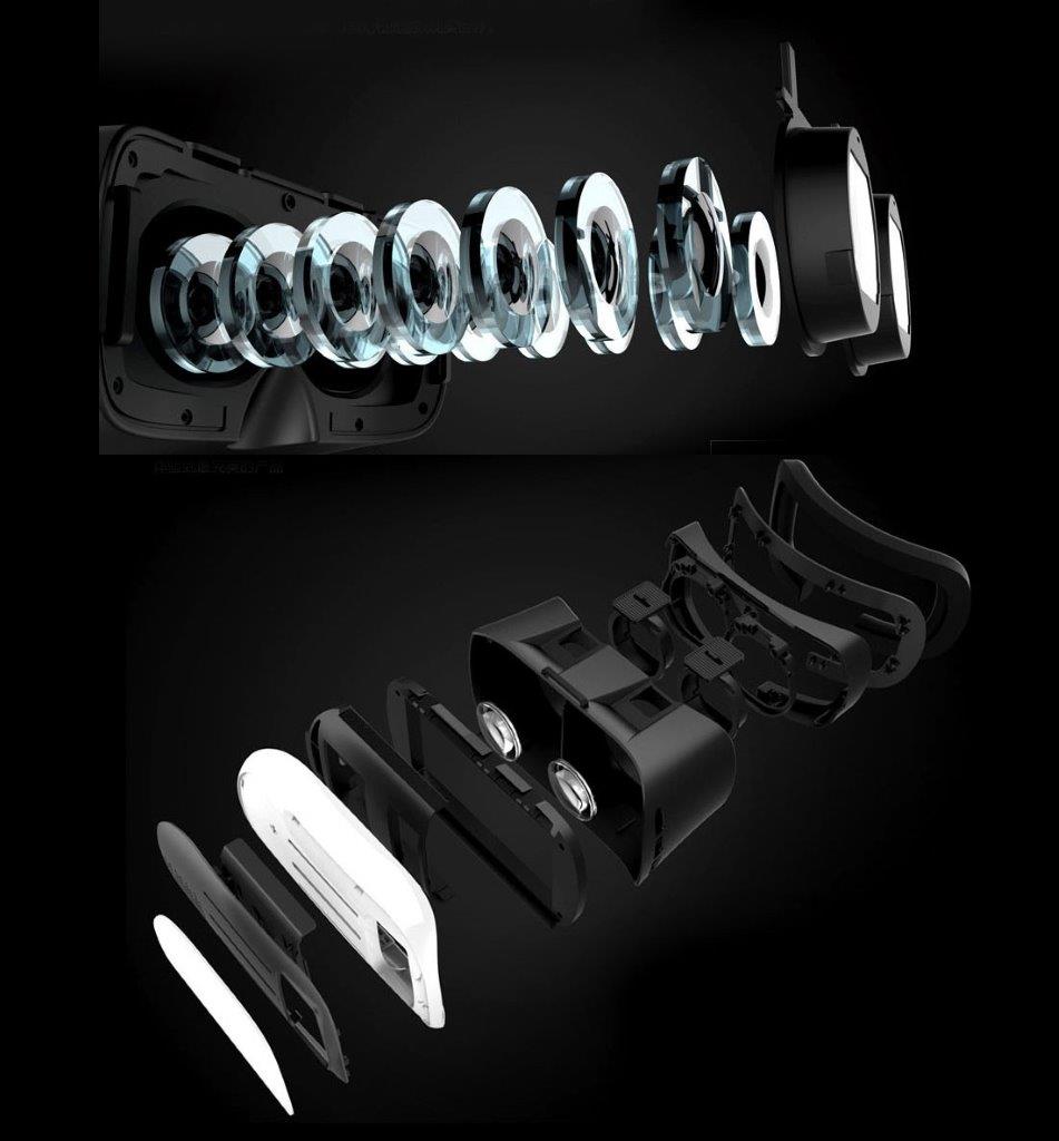VR BOX 2.0 3D Glasögon  - 3,5-6" skärm