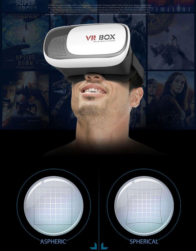 VR BOX 2.0 3D Glasögon  - 3,5-6" skärm