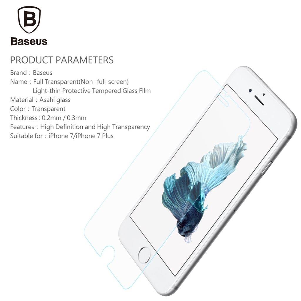Baseus Glasskydd iPhone 7 Plus