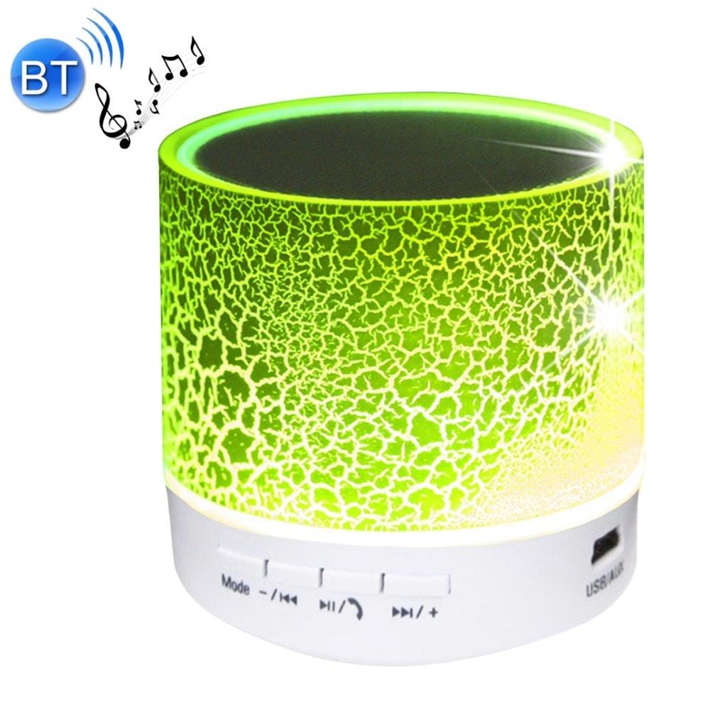 Mini  LED Bluetooth Stereo högtalare med Mic & AUX IN - Grön