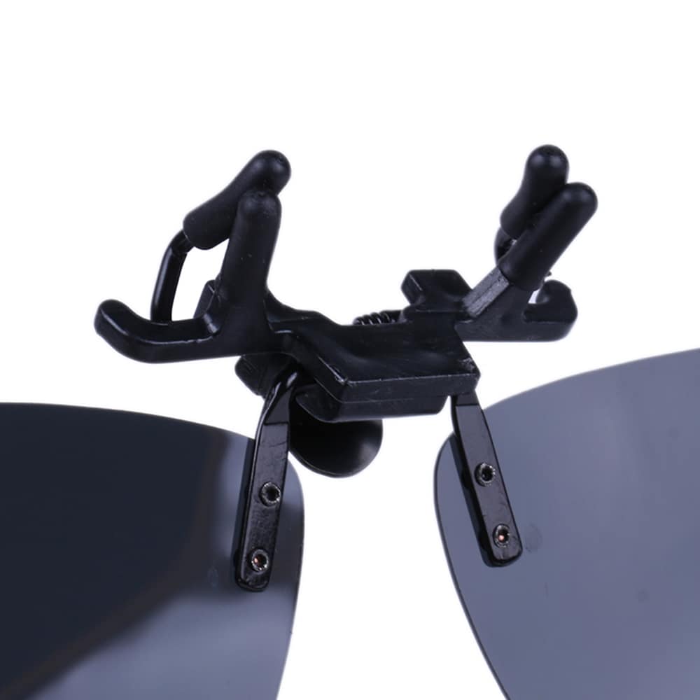 Clip-on solglasögon med UV-skydd - Svarta