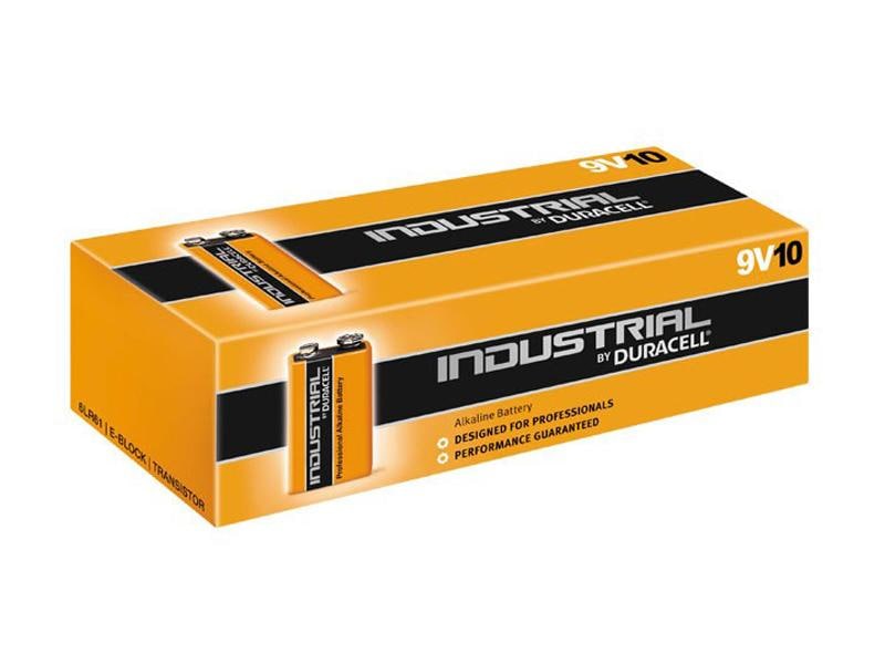 Duracell INDUSTRIAL MN1604/9V Block Batteri 10-pack