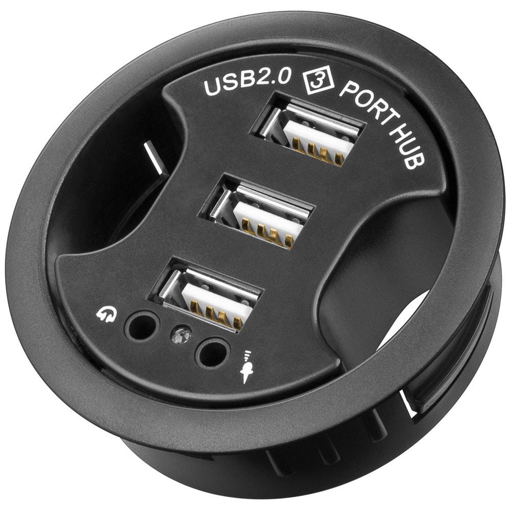 Goobay USB-hubb 3xUSB + Audio