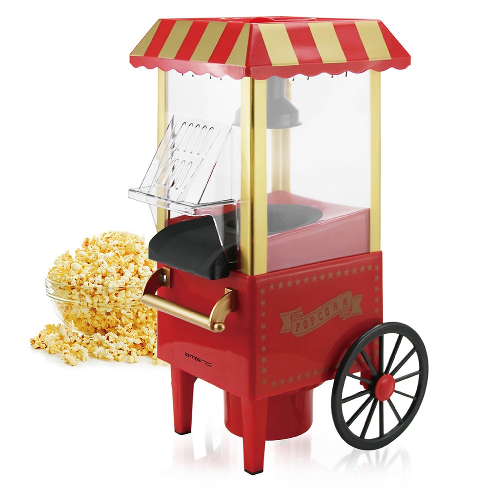 Emerio Popcornmaskin Vagn 1180W Röd
