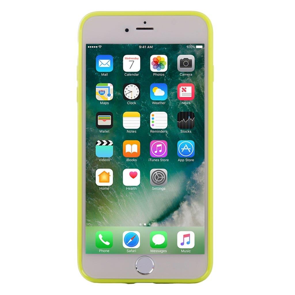 Silikonskal iPhone 8 Plus / 7 Plus Neongrönt