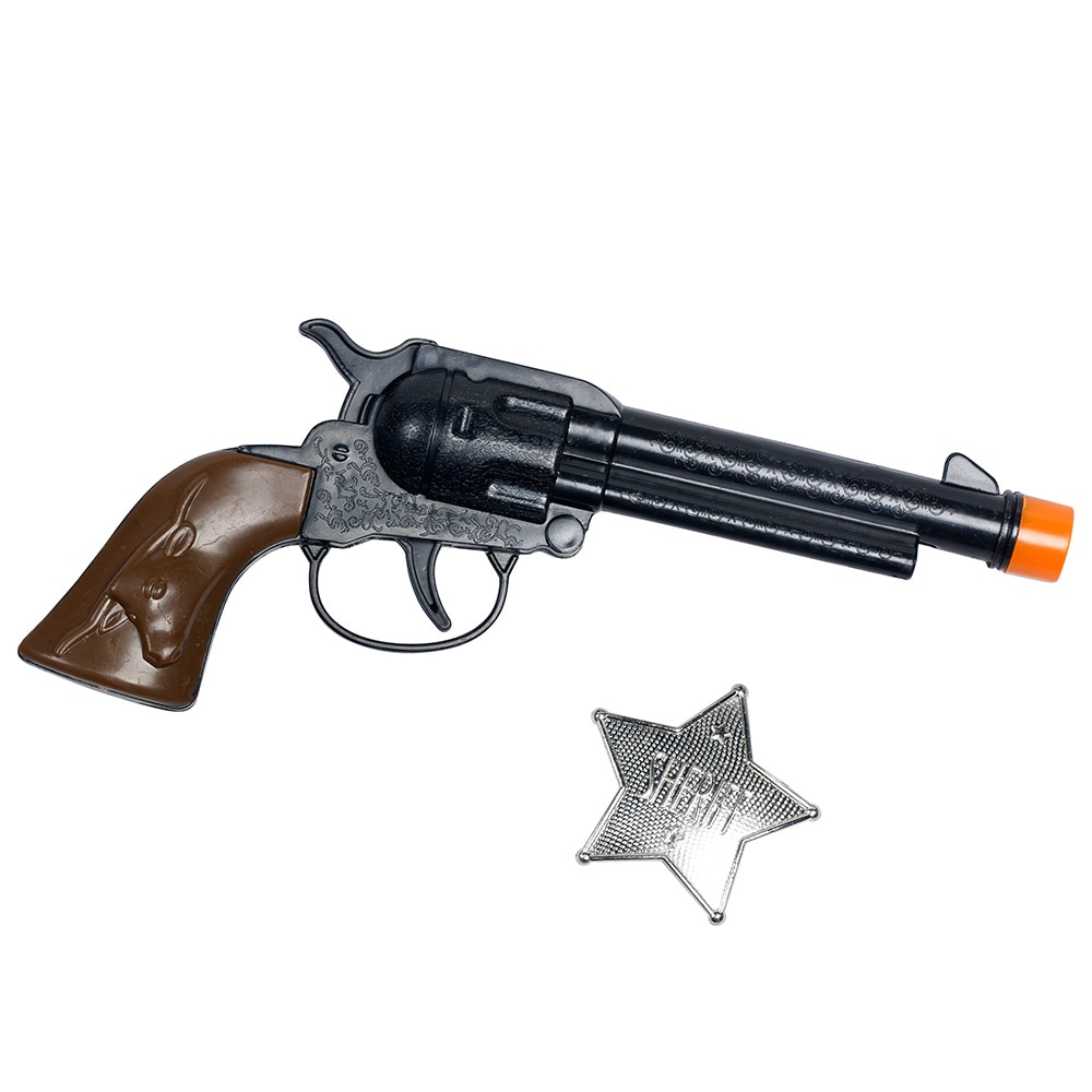 Pistol + Sheriffstjärna
