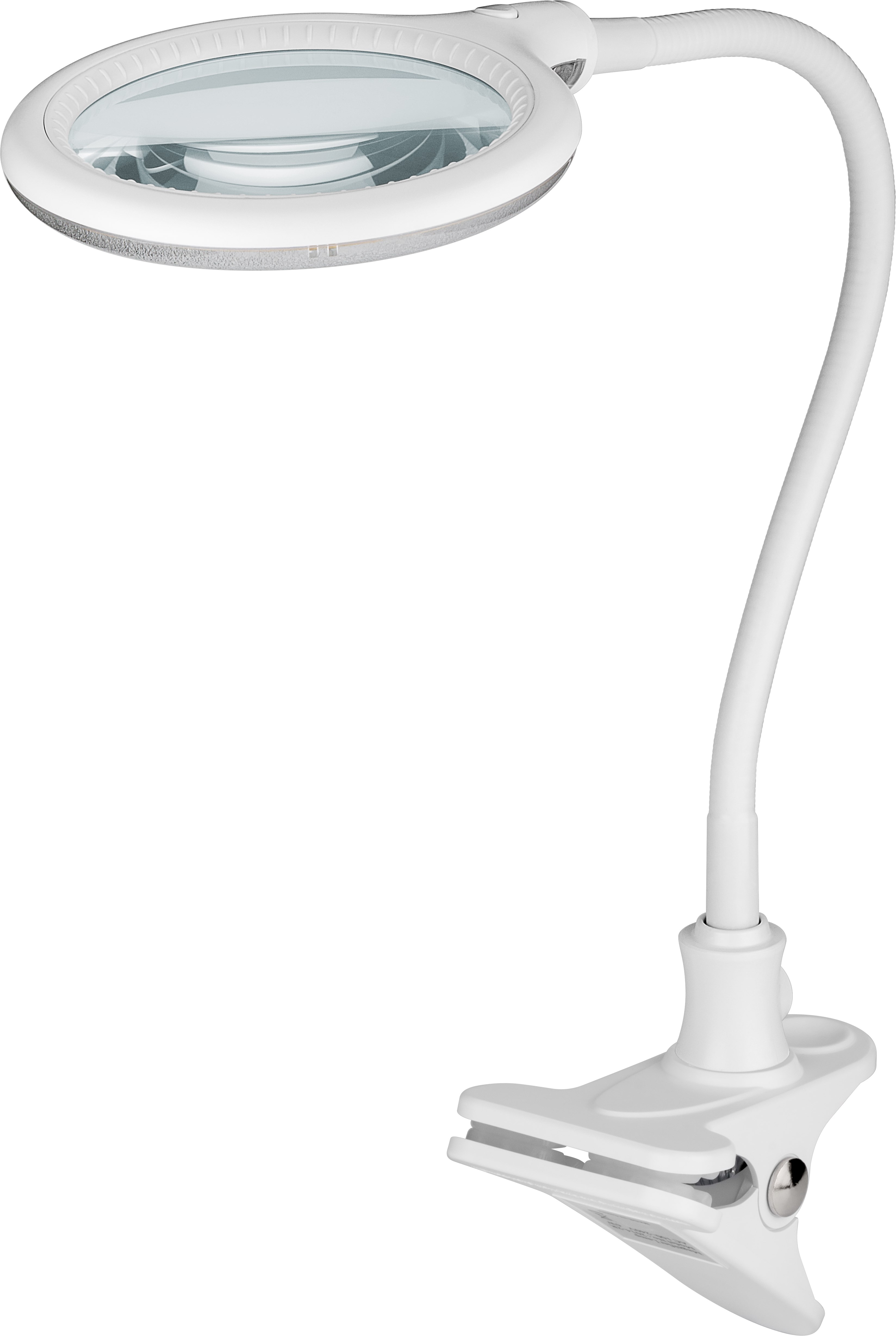 LED-lampa med förstoringsglas