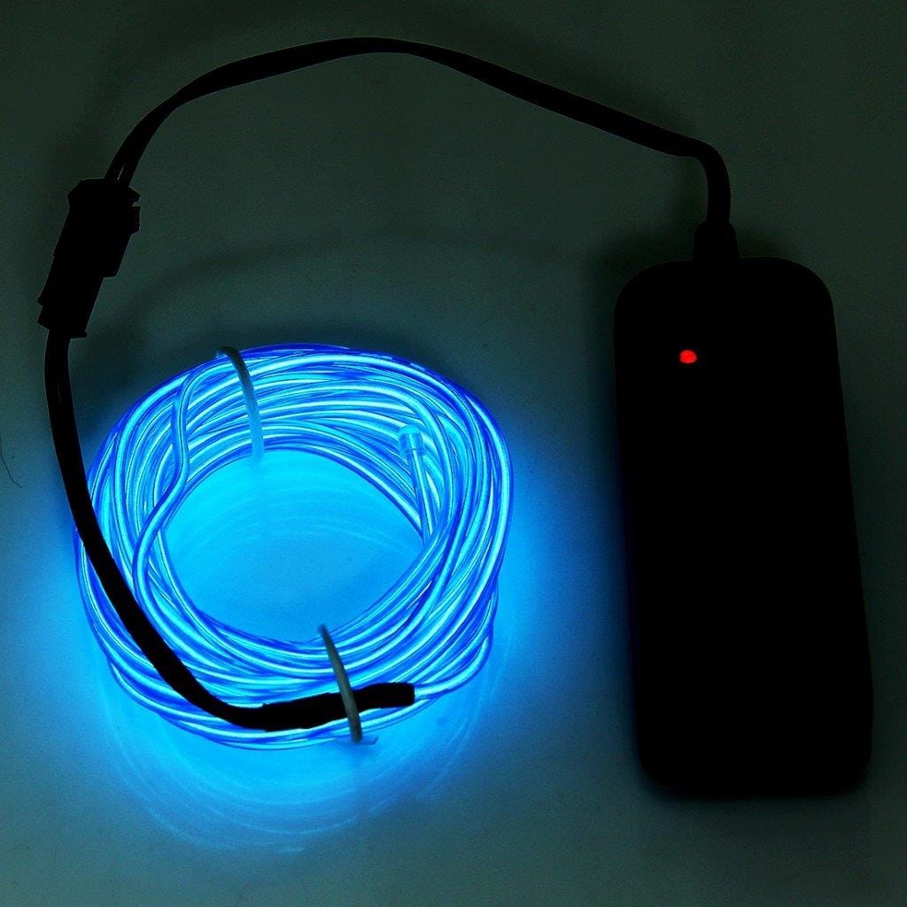 Batteridriven blå LED slinga 5meter