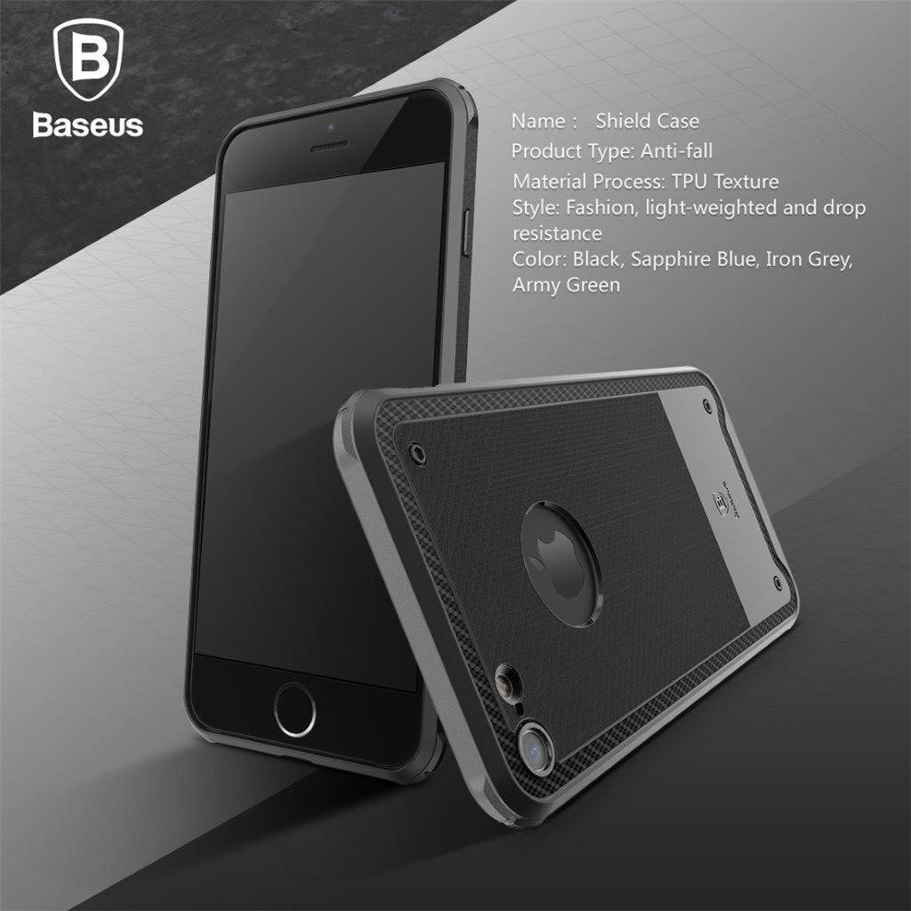 Baseus Skyddsskal till iPhone 8 / 7 - Ultratunnt - Svart