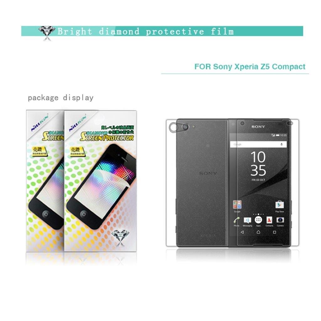 Nillkin Sony Xperia Z5 Compact skärmskydd framsida+baksida