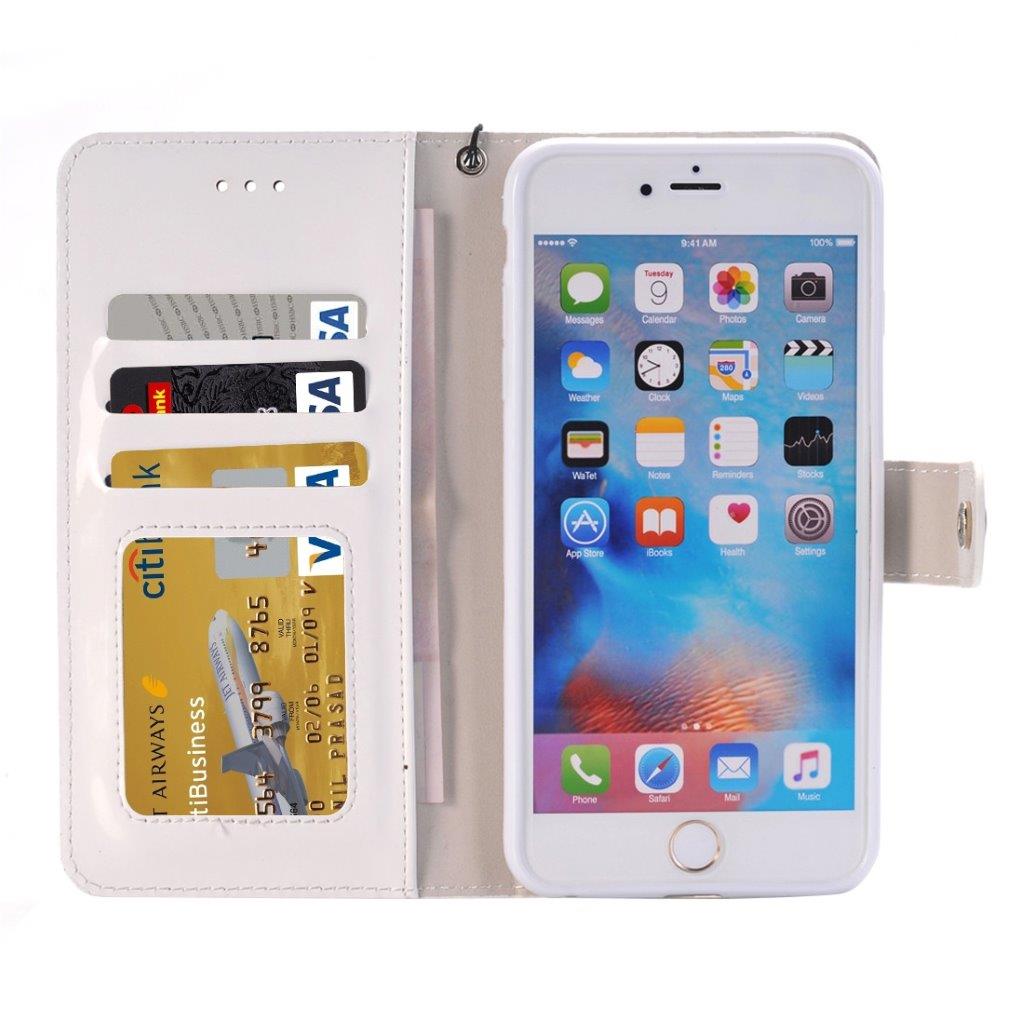 Plånboksfodral till iPhone 6 - Vit