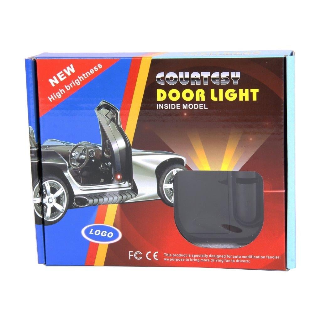 LED dörrbelysning med AUDI logga - 2Pack