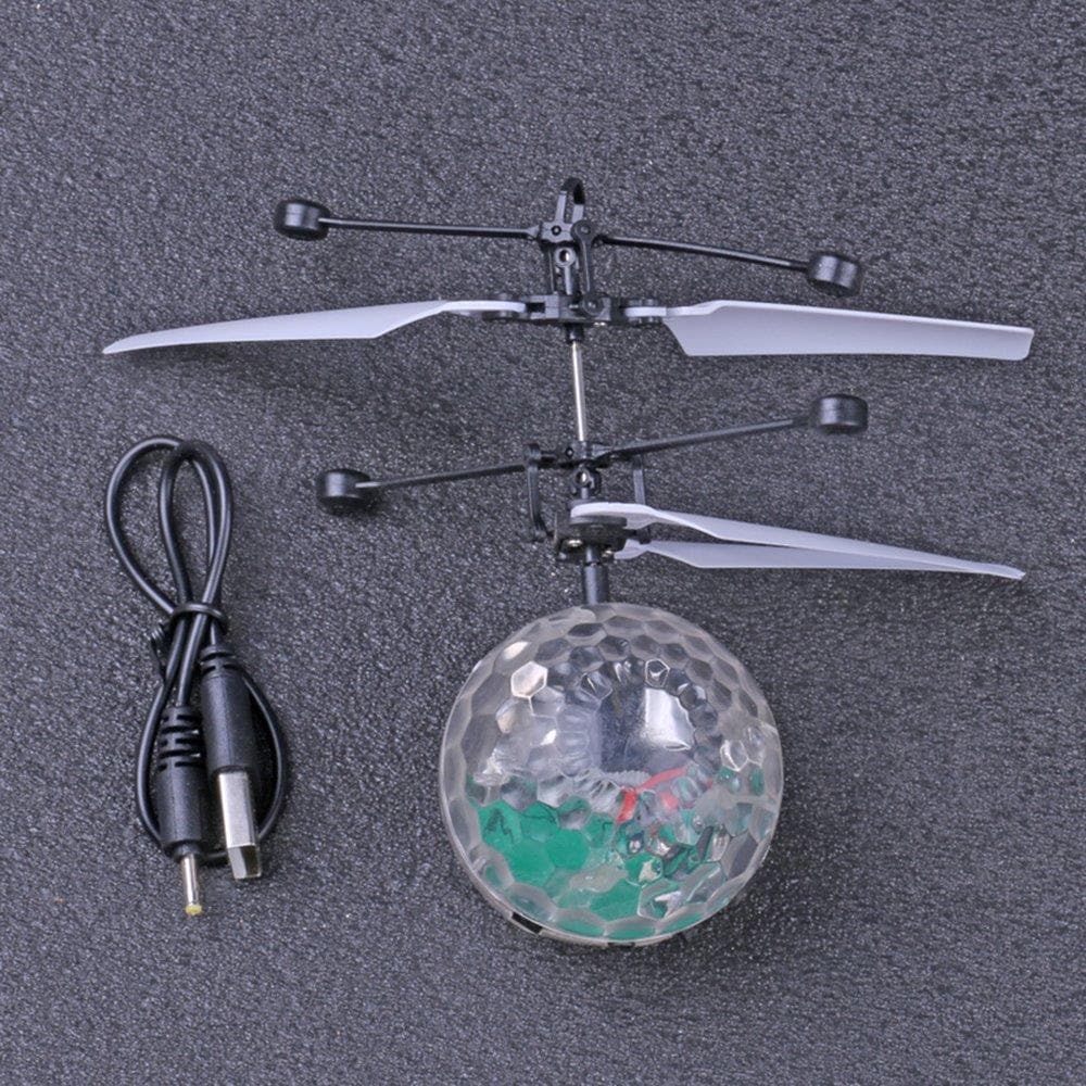 Flygande UFO boll / Helikopter du styr med luften - 7 färgers