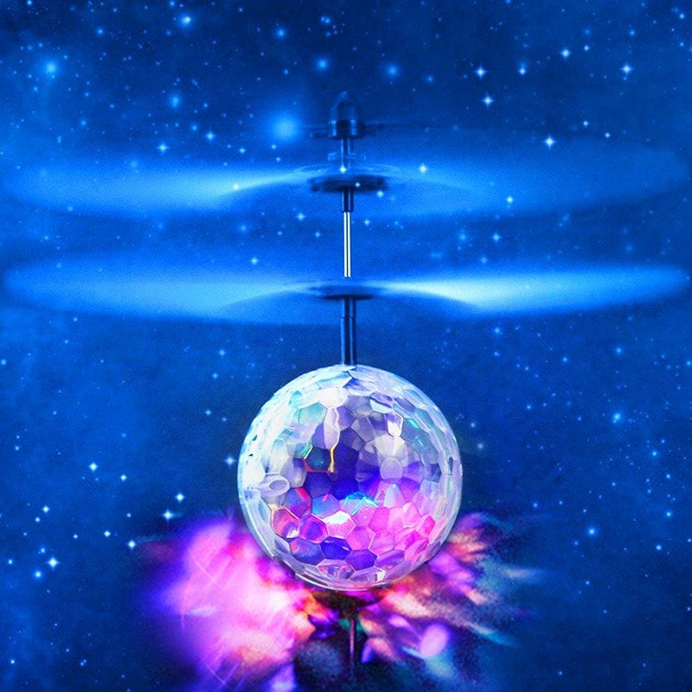 Flygande UFO boll / Helikopter du styr med luften - 7 färgers