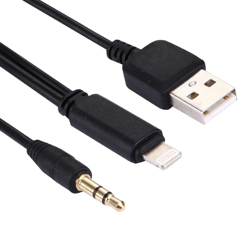 Ligthning & 3.5mm till AUX USB ljud Adapter iPhone 8 / 7 / iPhone 8 / 7 Plus / iPhone
