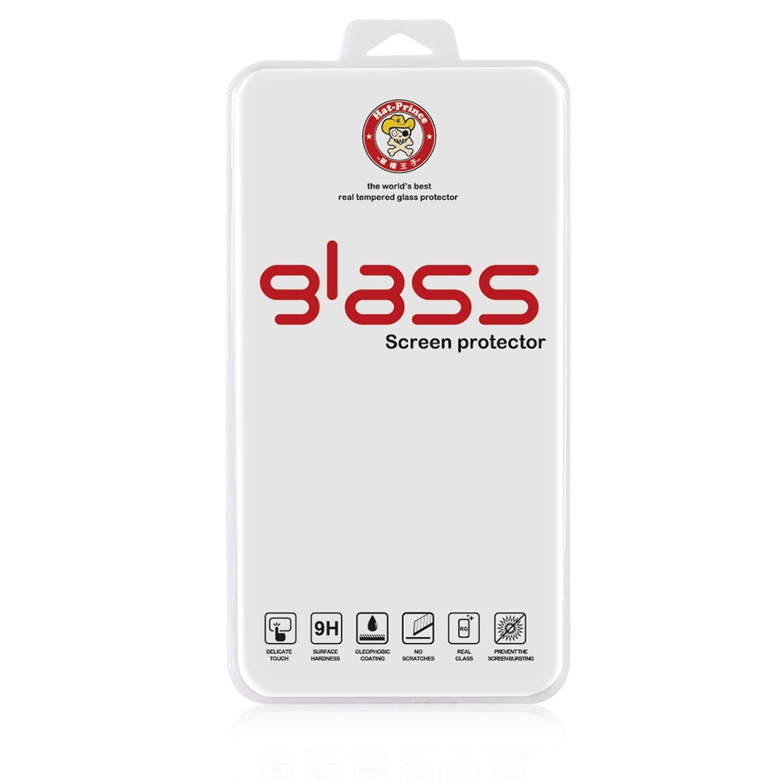Böjt härdat fullskärmsskydd i glas till iPhone 8 / 7 - Silver