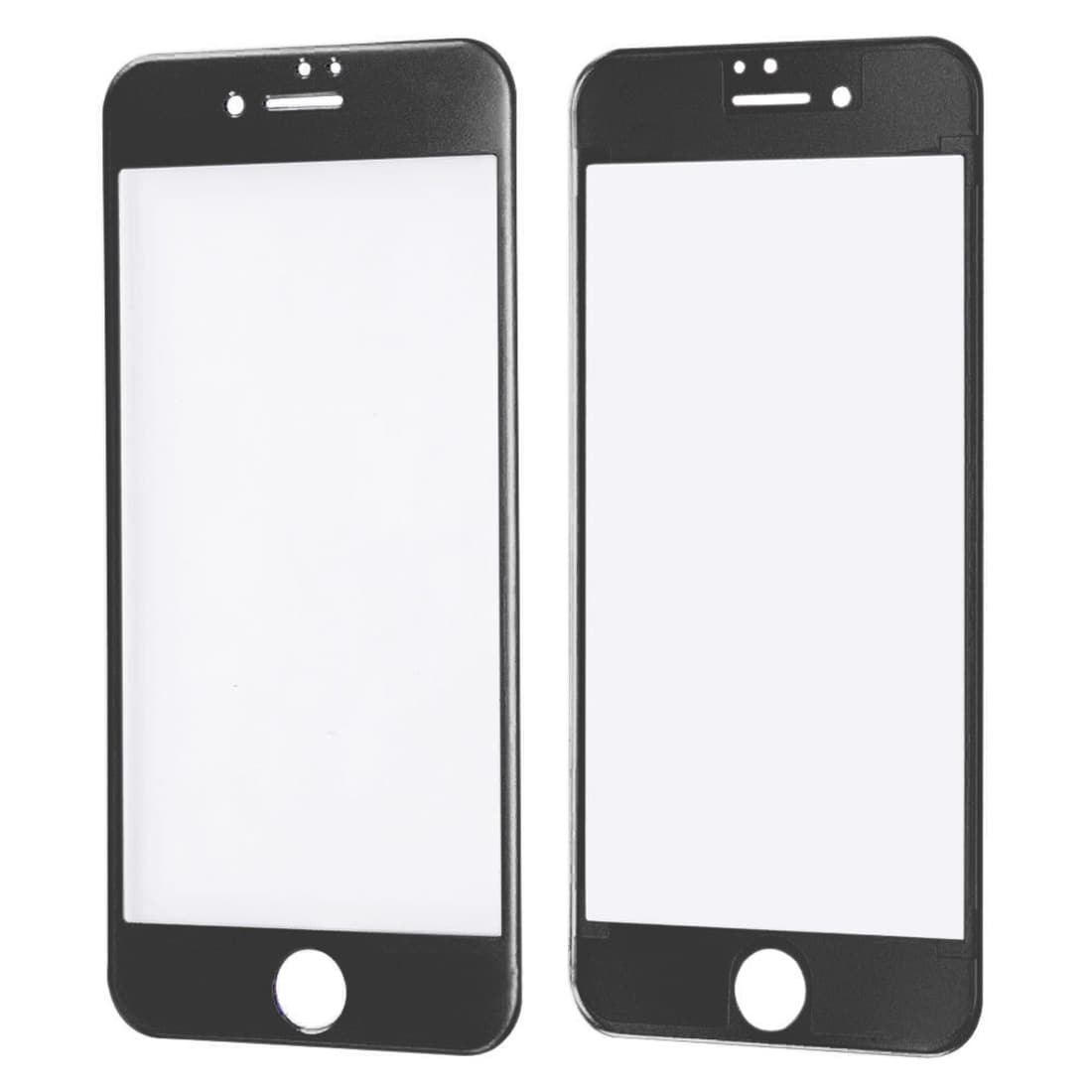 Böjt härdat fullskärmsskydd i glas till iPhone 8 Plus / 7 Plus - Svart
