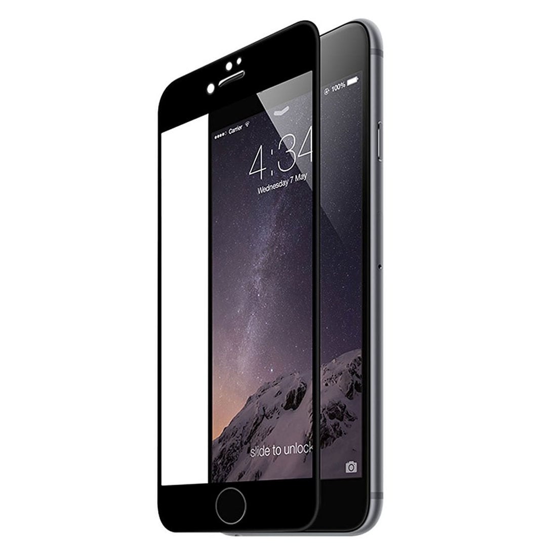 iPhone 8 / 7 Ultratunt skärmskydd i glas som täcker hela skärmen