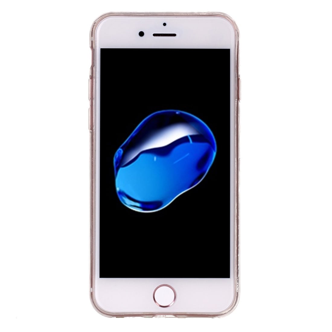 Marmor skal iPhone 8 / 7 i brun färg