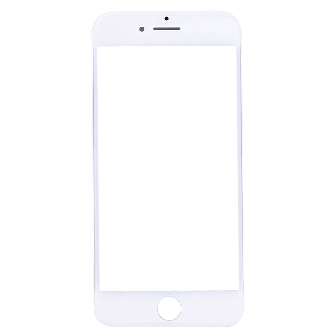 Glas iPhone 7 med Ram - Vit