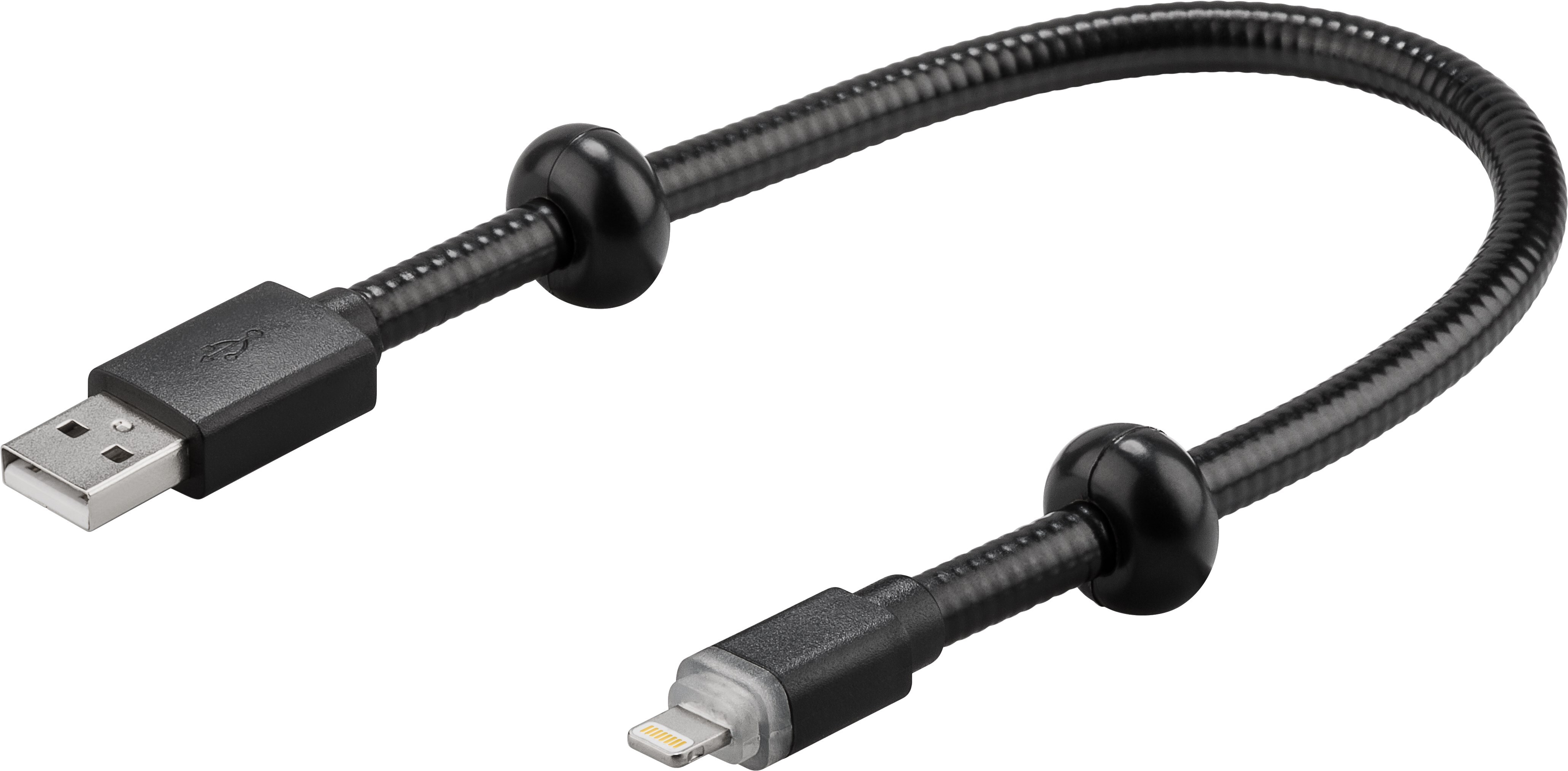 Gooseneck Lightning USB kabel  för Apple