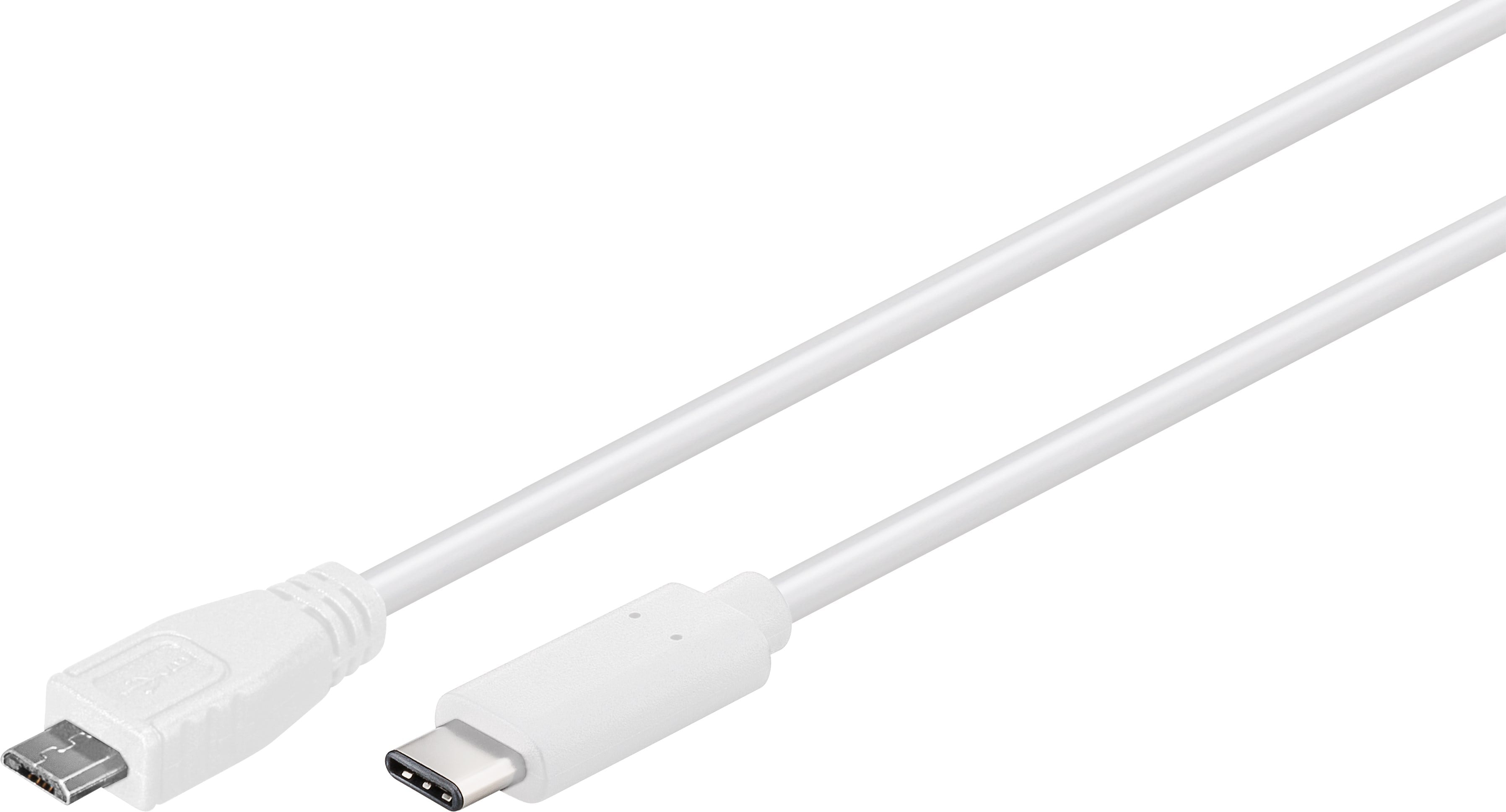 Kabel USB 2.0 micro (typ B) till USB-C